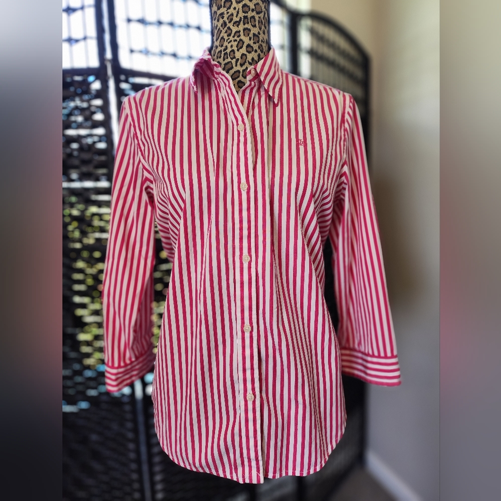 Lauren Ralph Lauren, Pink & White stripe